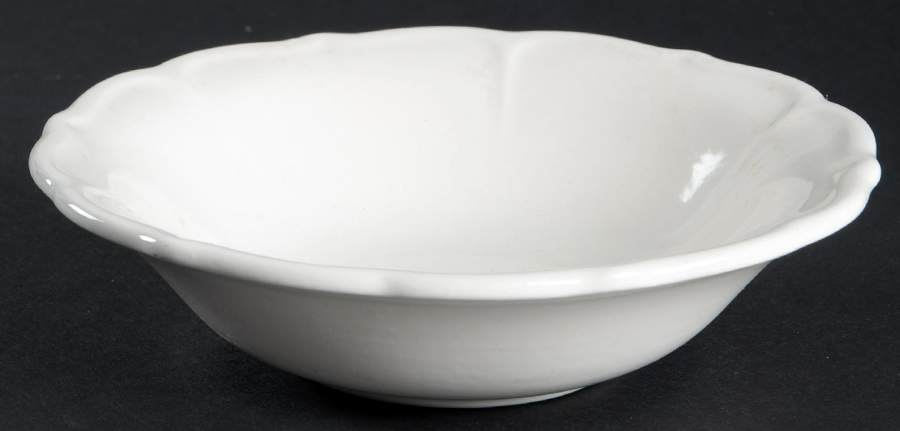 Traditions White Fruit/Dessert (Sauce) Bowl by Metlox - Poppytrail - Vernon-1