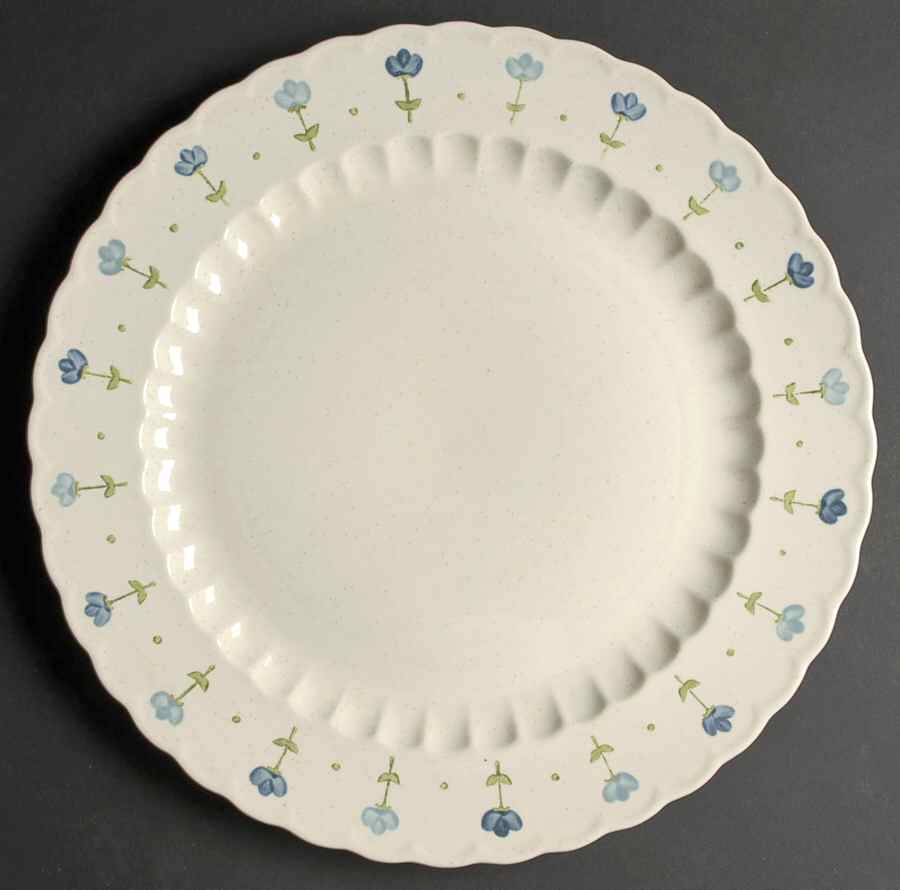 True Blue 14" Chop Plate (Round Platter) by Metlox - Poppytrail - Vernon-1