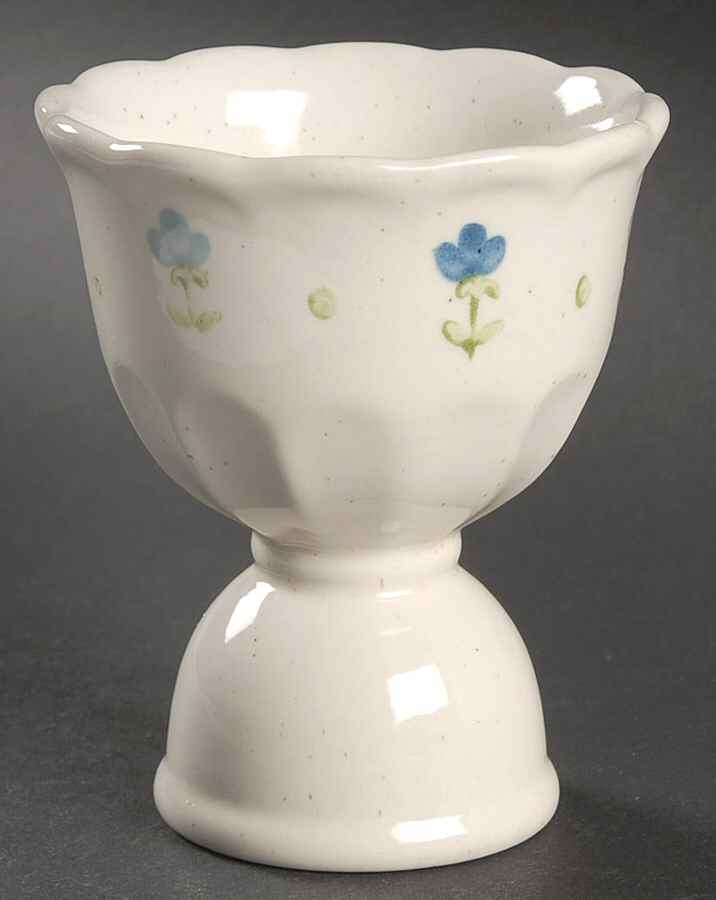True Blue Double Egg Cup by Metlox - Poppytrail - Vernon-1
