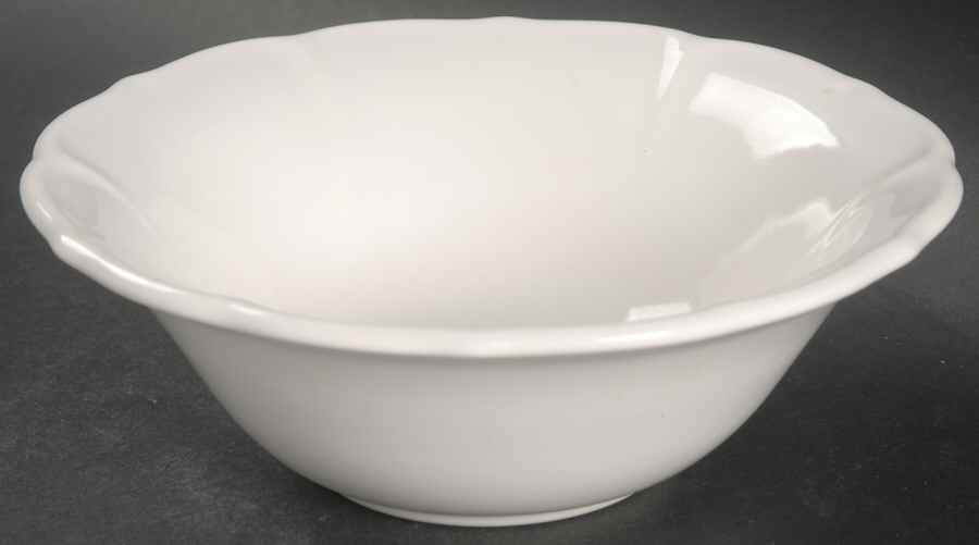 Tradition White Coupe Cereal Bowl by Metlox - Poppytrail - Vernon-1