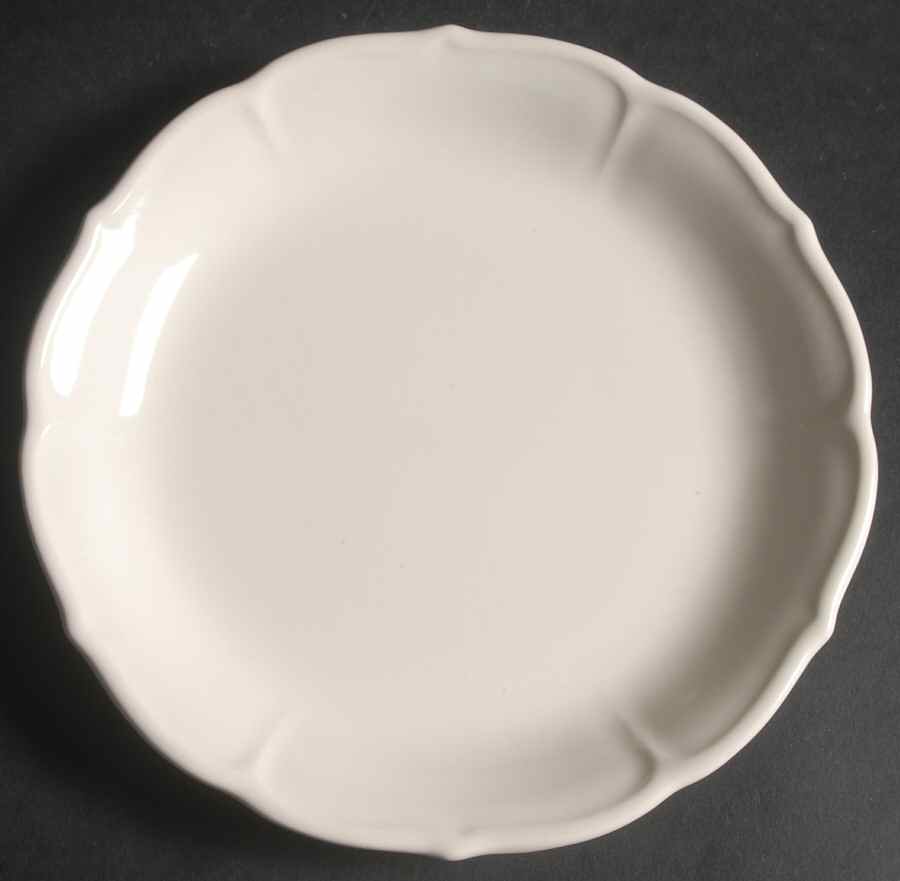 Tradition White Salad Plate by Metlox - Poppytrail - Vernon-1