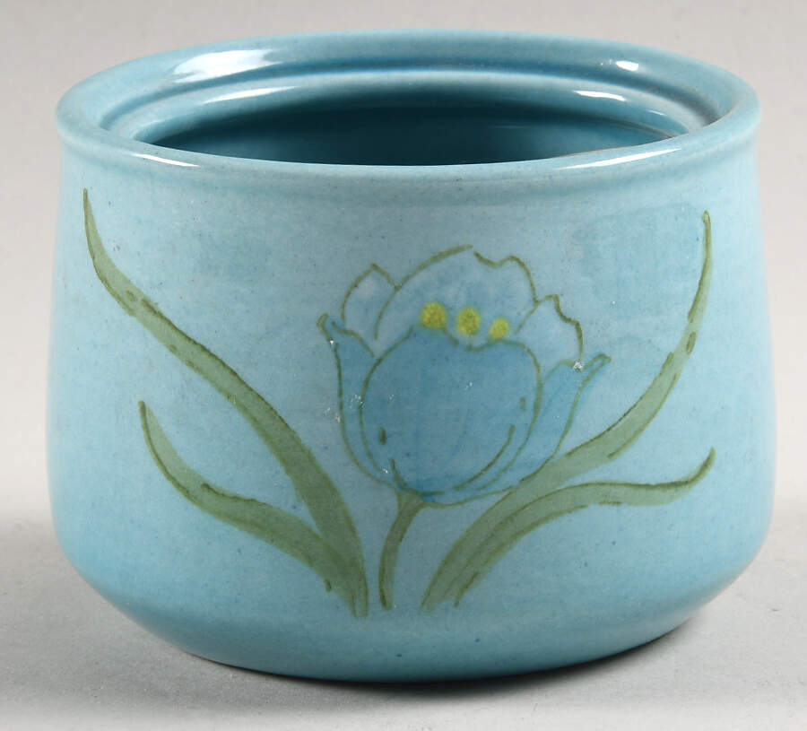 Tulips Sugar Bowl No Lid by Metlox - Poppytrail - Vernon-1