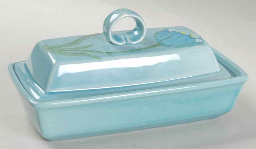 Tulips 1/4 Lb Covered Butter by Metlox - Poppytrail - Vernon-1