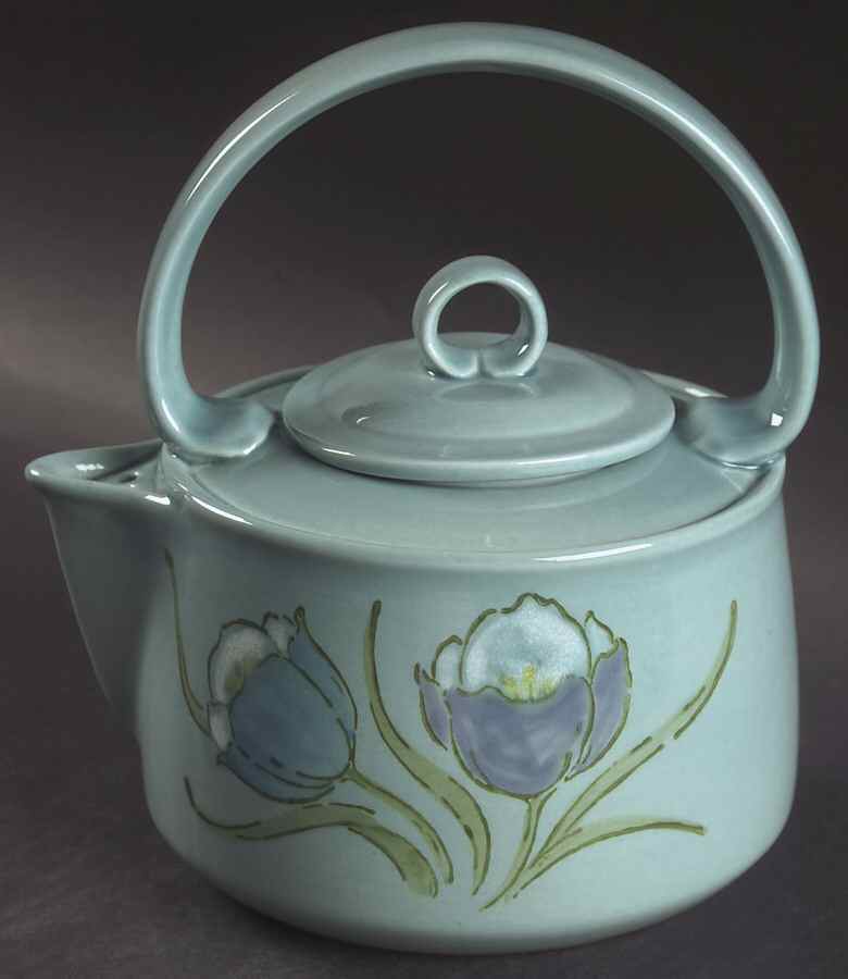 Tulips Teapot & Lid by Metlox - Poppytrail - Vernon-1