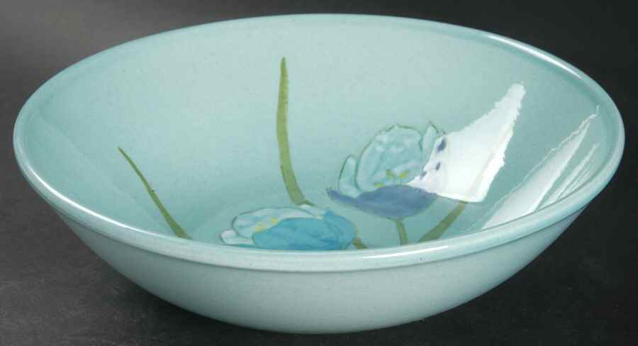 Tulips 9" Round Vegetable Bowl by Metlox - Poppytrail - Vernon-1