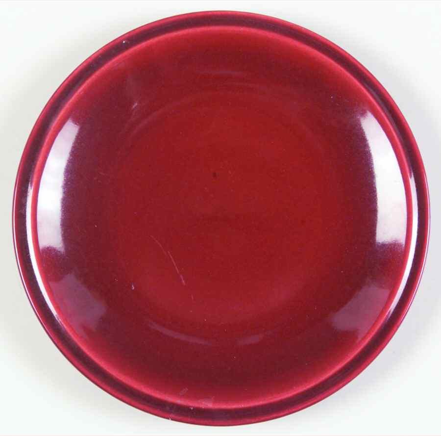 Ultra California Maroon Bread & Butter Plate by Metlox - Poppytrail - Vernon-1