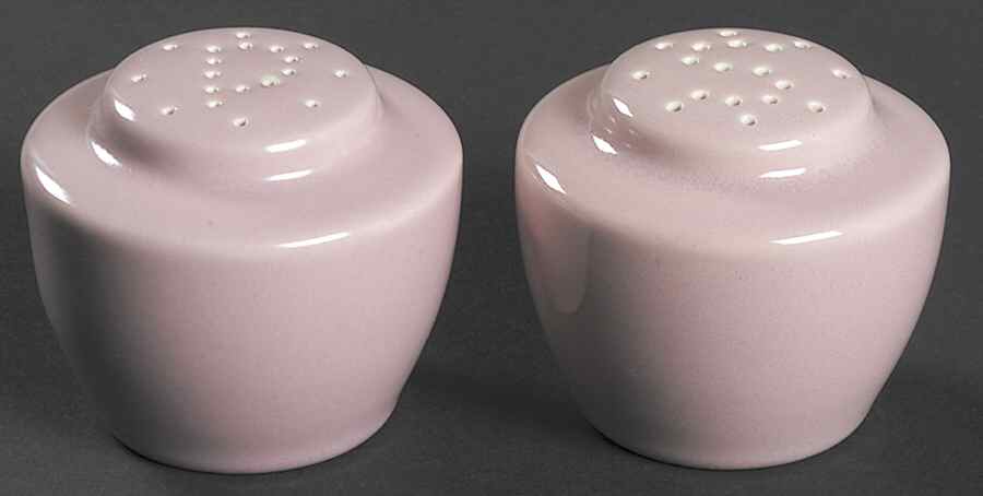 Ultra California Pink (Carnation) Salt & Pepper Set by Metlox - Poppytrail - Vernon-1