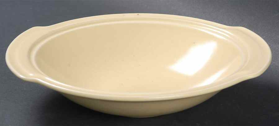 Ultra California Yellow (Buttercup) Lugged Chowder Bowl by Metlox - Poppytrail - Vernon-1