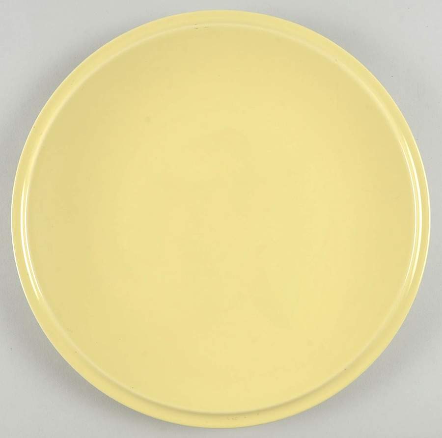 Ultra California Yellow (Buttercup) 12" Chop Plate (Round Platter) by Metlox - Poppytrail - Vernon-1