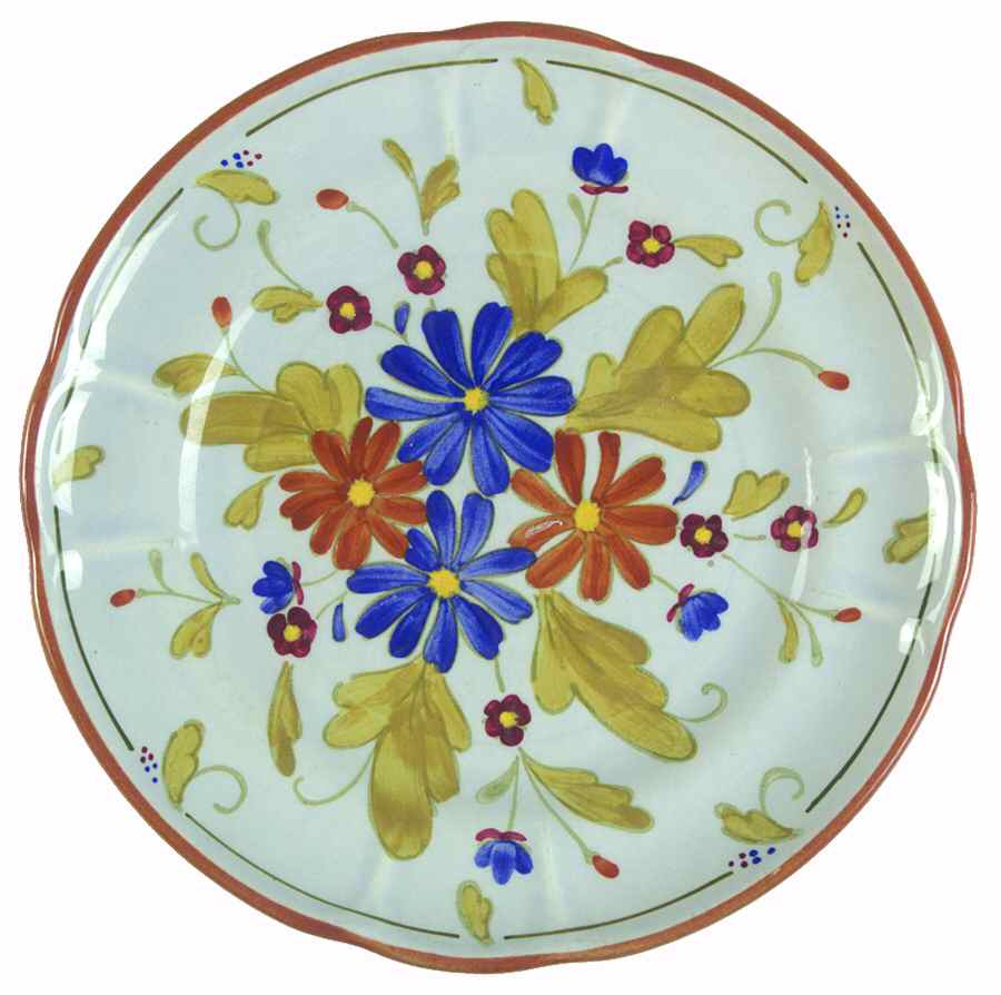 Vernon Bouquet Salad Plate by Metlox - Poppytrail - Vernon-1