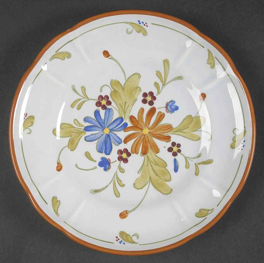 Vernon Bouquet Bread & Butter Plate by Metlox - Poppytrail - Vernon-1