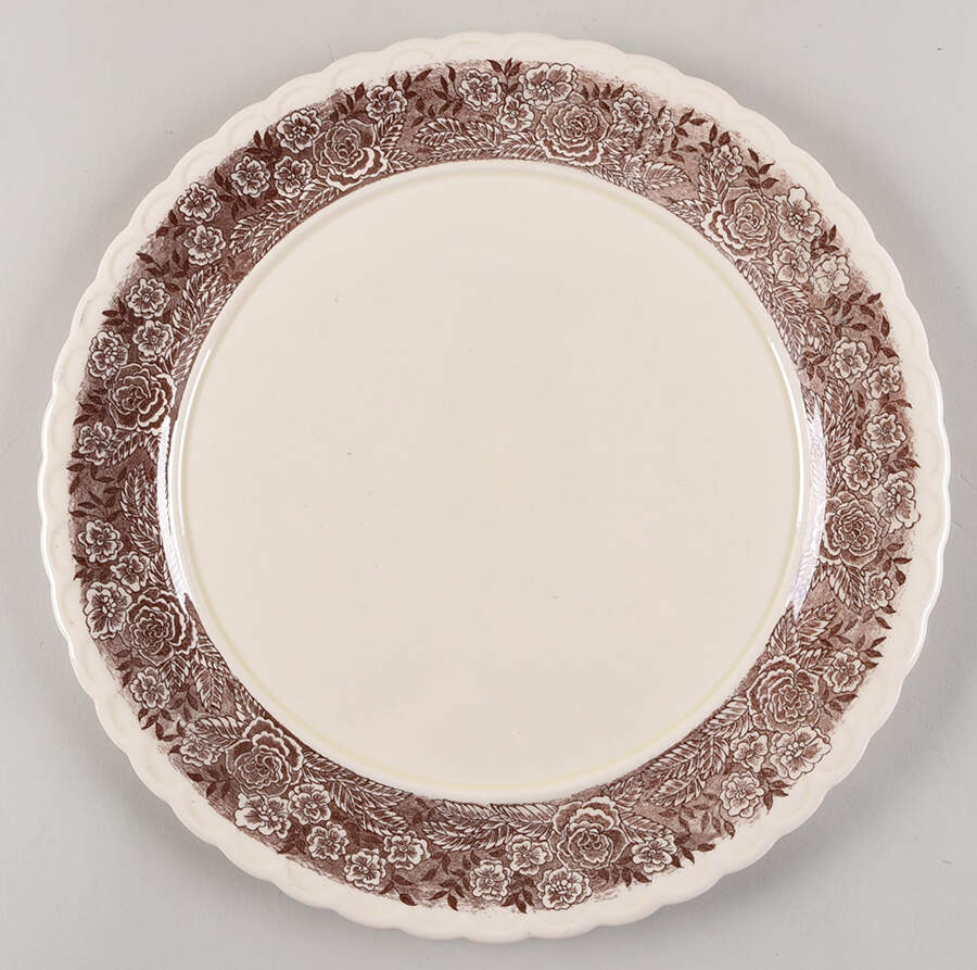 Vernon's 1860 Underplate for Tureen by Metlox - Poppytrail - Vernon-1
