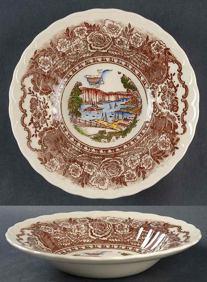 Vernon's 1860 Rim Soup Bowl by Metlox - Poppytrail - Vernon-1