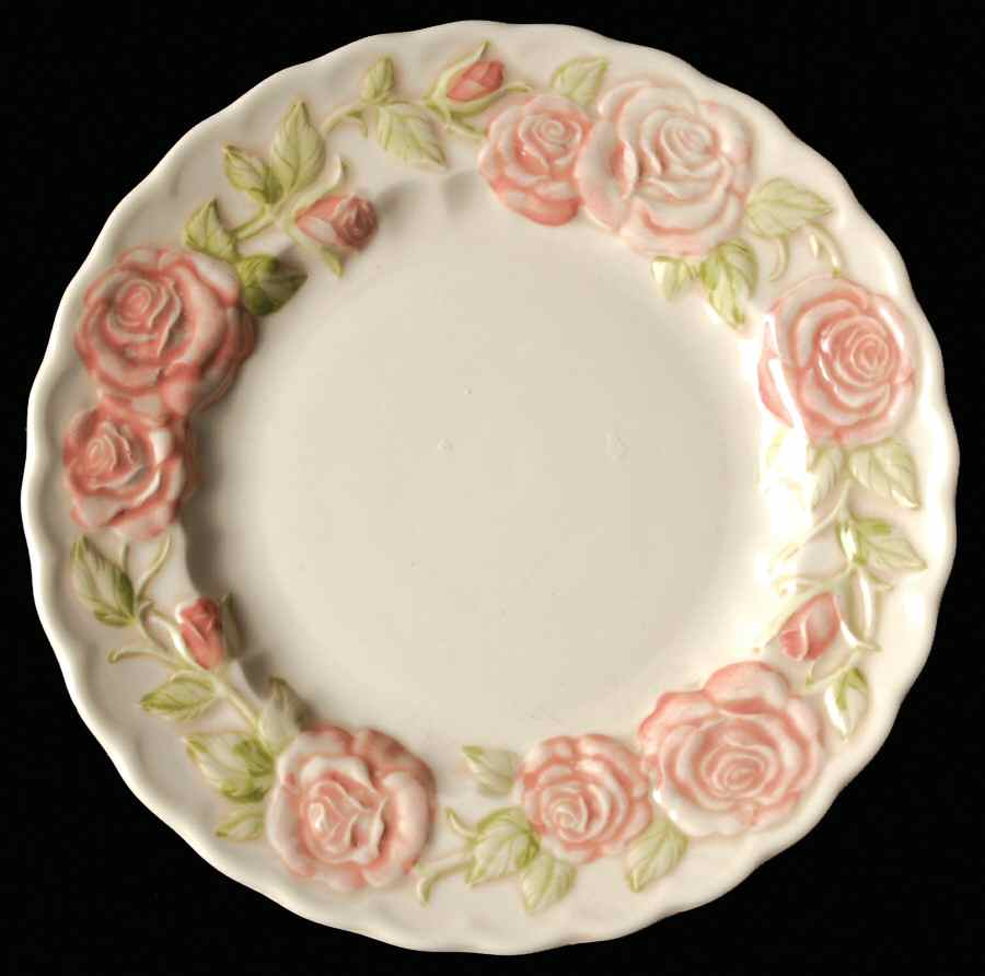 Vernon Rose Pink Salad Plate by Metlox - Poppytrail - Vernon-1