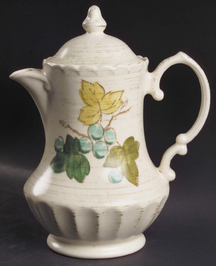 Vineyard Coffee Pot & Lid by Metlox - Poppytrail - Vernon-1
