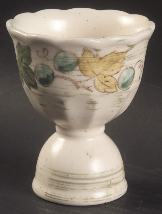 Vineyard Double Egg Cup by Metlox - Poppytrail - Vernon-1