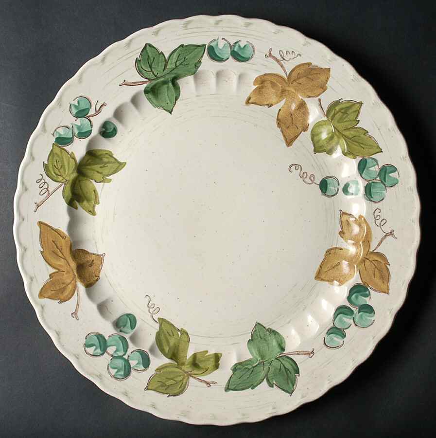 Vineyard 14" Chop Plate (Round Platter) by Metlox - Poppytrail - Vernon-1
