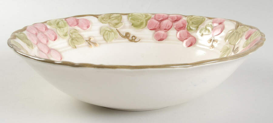 Vintage Pink 9" Round Vegetable Bowl by Metlox - Poppytrail - Vernon-1