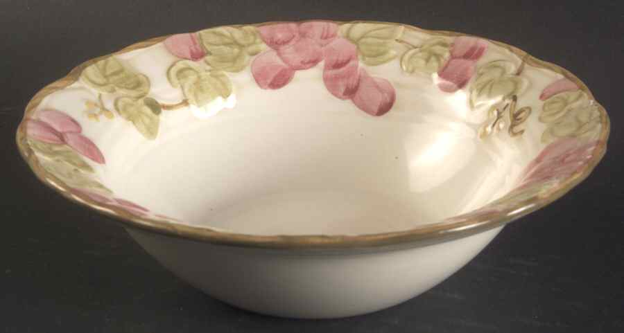 Vintage Pink Rim Cereal Bowl by Metlox - Poppytrail - Vernon-1