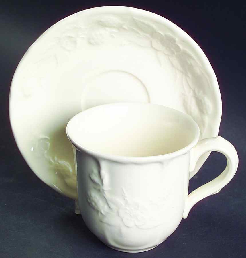 Winterberry Flat Cup & Saucer Set by Metlox - Poppytrail - Vernon-1