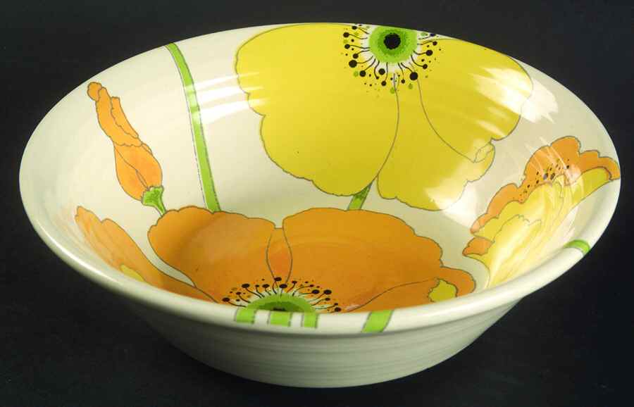 Wild Poppy Yellow Coupe Cereal Bowl by Metlox - Poppytrail - Vernon-1