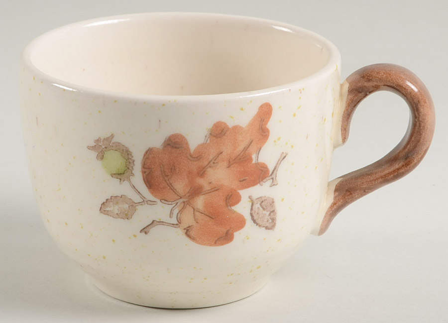 Woodland Gold Flat Cup by Metlox - Poppytrail - Vernon-1