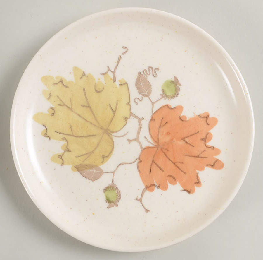 Woodland Gold Bread & Butter Plate by Metlox - Poppytrail - Vernon-1