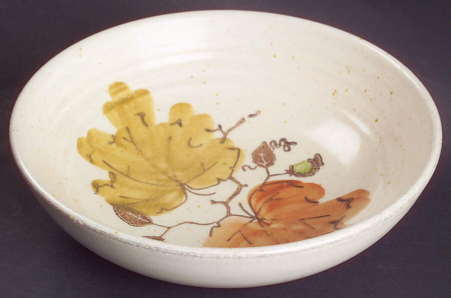 Woodland Gold Coupe Soup Bowl by Metlox - Poppytrail - Vernon-1