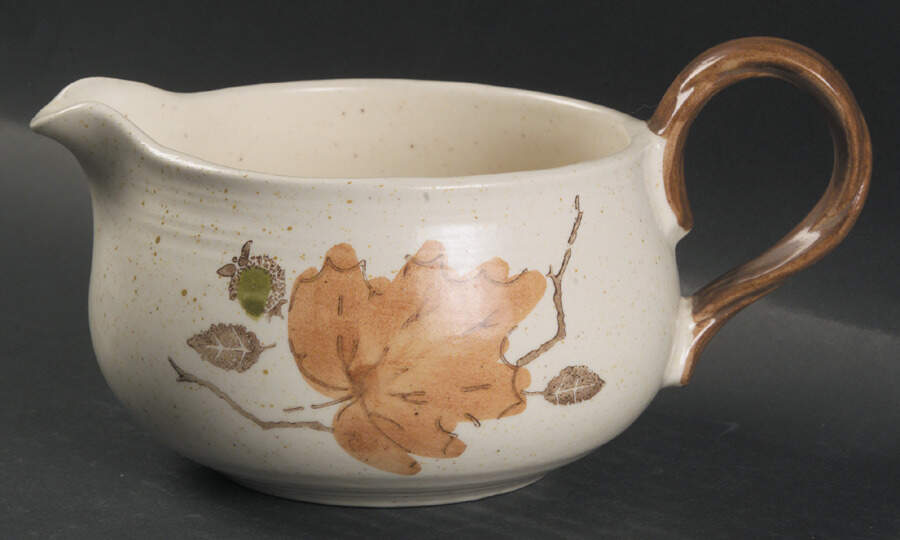 Woodland Gold Open Sauce Boat by Metlox - Poppytrail - Vernon-1