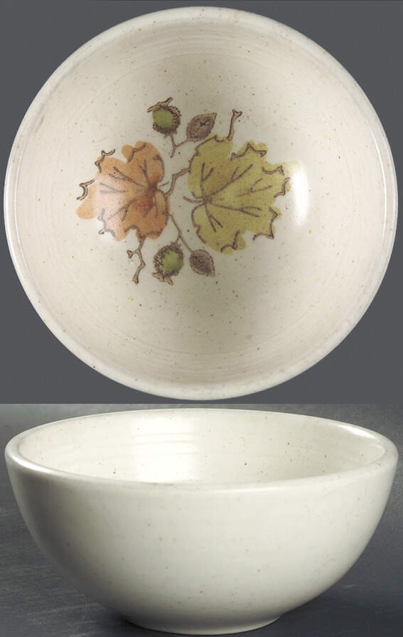 Woodland Gold Coupe Cereal Bowl by Metlox - Poppytrail - Vernon-1