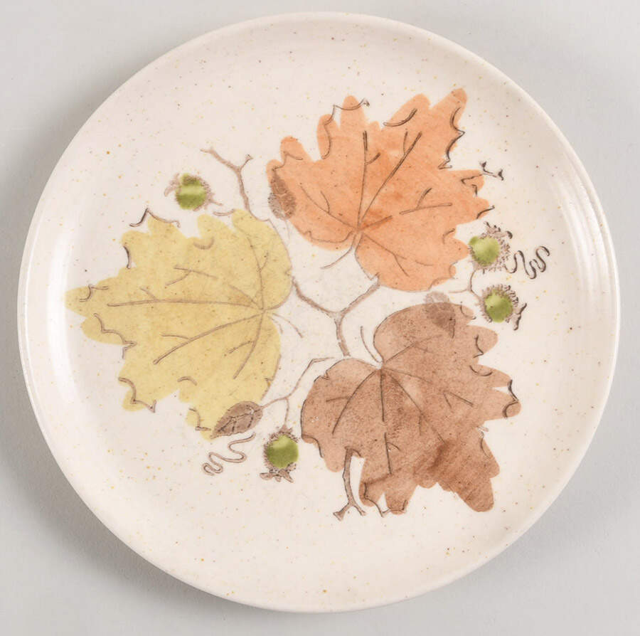 Woodland Gold Salad Plate by Metlox - Poppytrail - Vernon-1