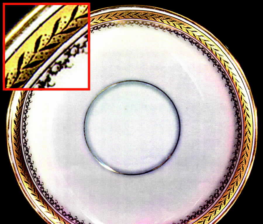 MFC1 Saucer by M F & Co (Marshall Fields)-1