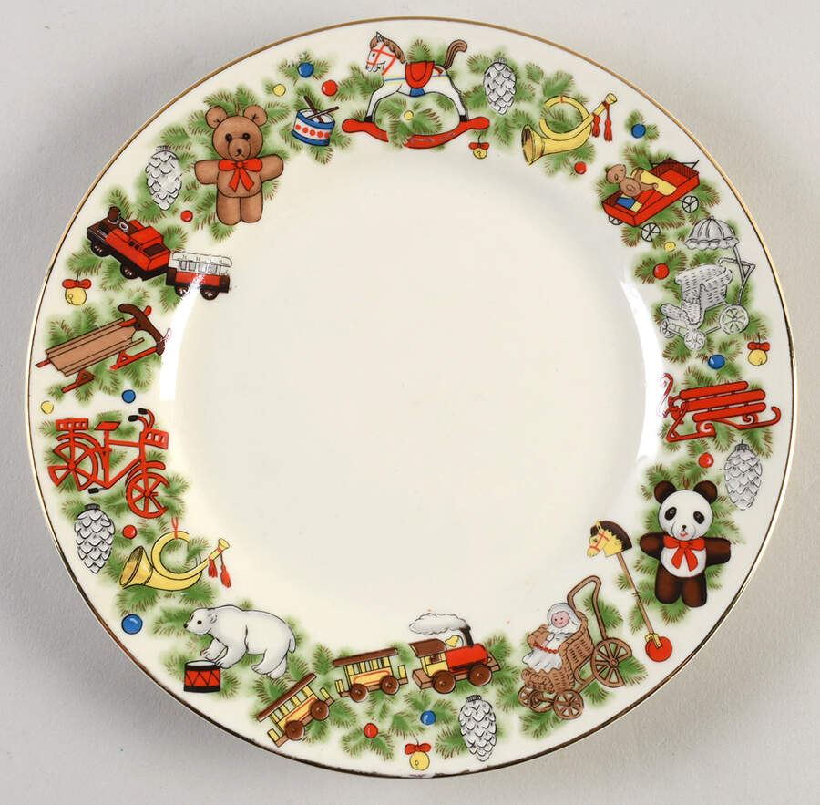 Toys For Tots Luncheon Plate by Marine Foundation-1