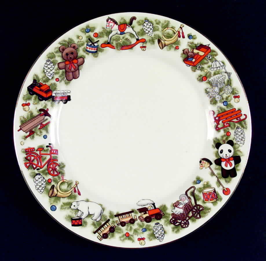Toys For Tots Dinner Plate by Marine Foundation-1