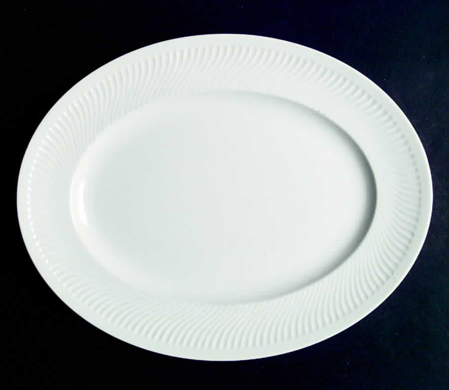 Angelica 14" Oval Serving Platter by Midland Enterprises-1