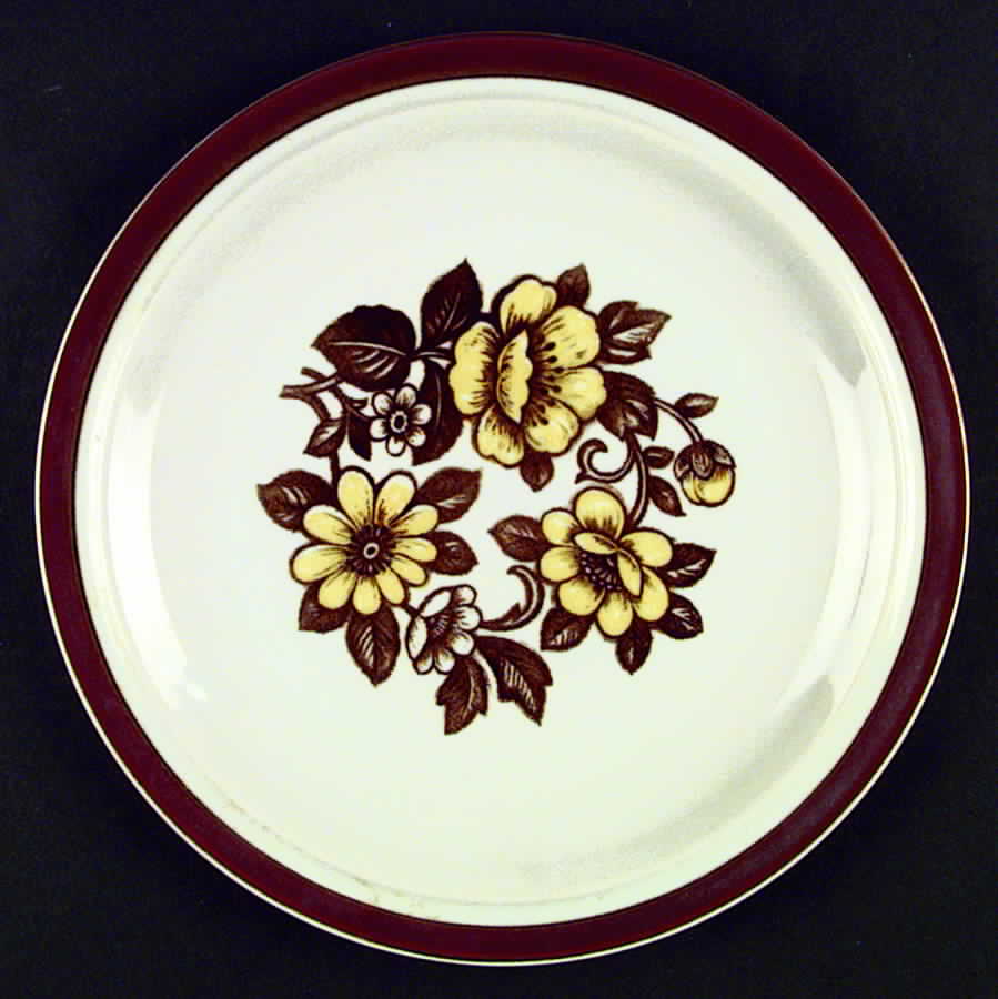 Blossoms Dinner Plate by Midland Enterprises-1