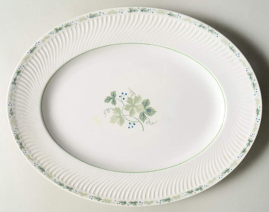 Concord 13" Oval Serving Platter by Midland Enterprises-1