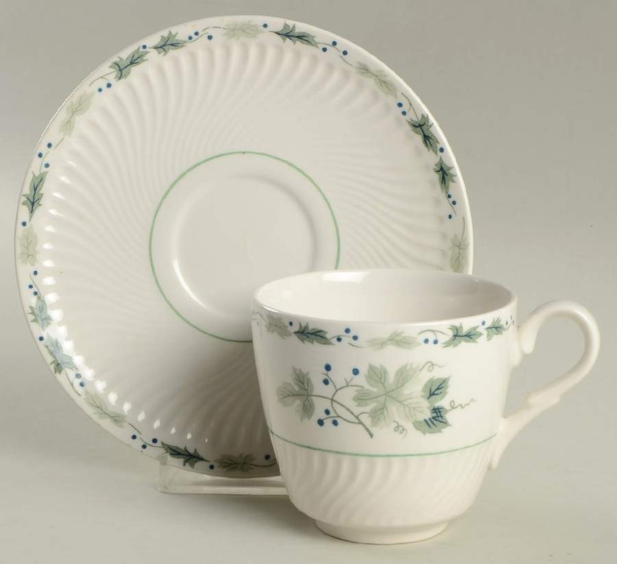 Concord Flat Cup & Saucer Set by Midland Enterprises-1