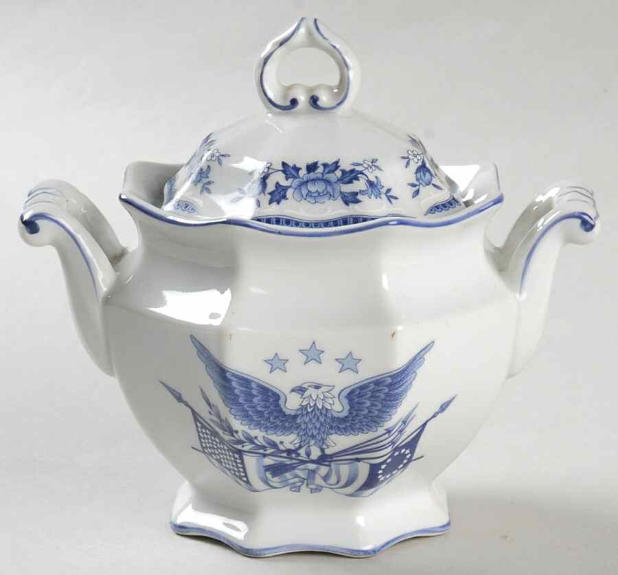 Freedom Forever Sugar Bowl & Lid by Midland Enterprises-1