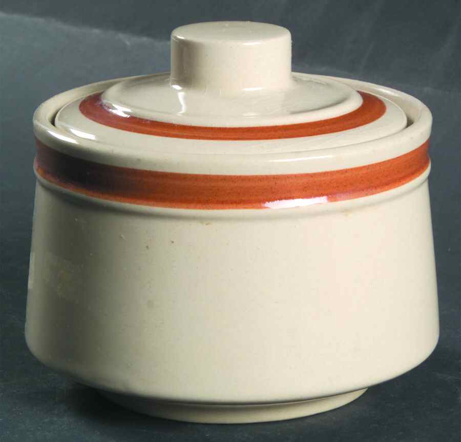 Meadow Sugar Bowl & Lid by Midland Enterprises-1