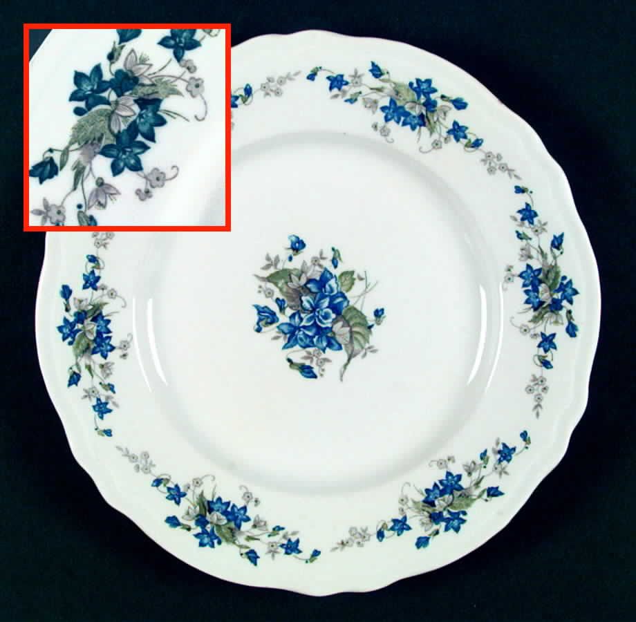 Violette Dinner Plate by Midland Enterprises-1