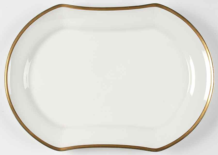 24 Karat 14" Oval Serving Platter by Mikasa-1