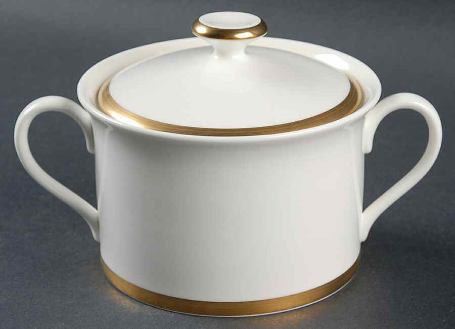 24 Karat Sugar Bowl & Lid by Mikasa-1