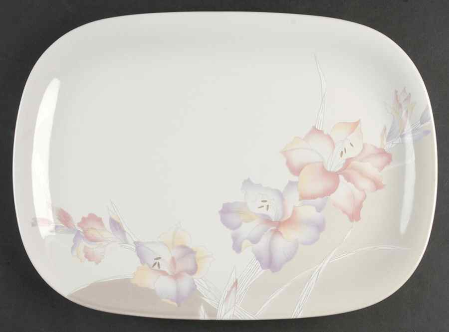 Acacia 14" Oval Serving Platter by Mikasa-1