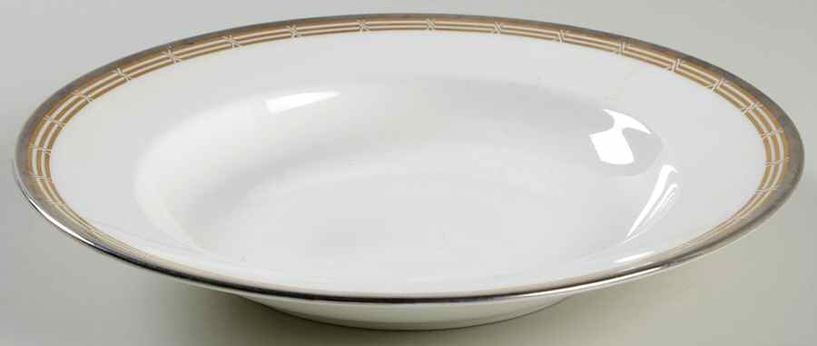 Accent Gold Rim Soup Bowl by Mikasa-1