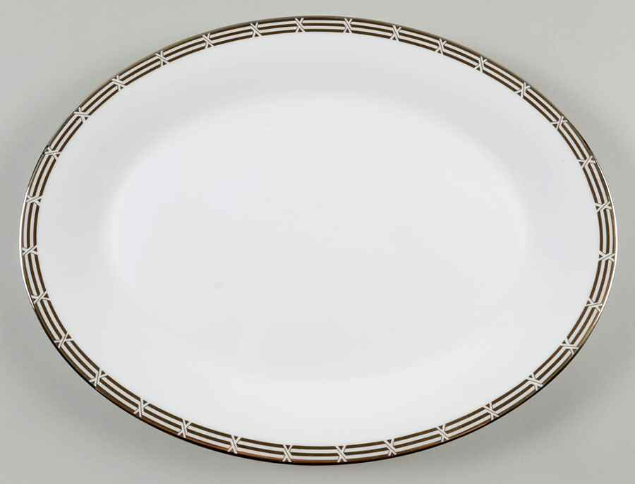 Accent Gold 14" Oval Serving Platter by Mikasa-1