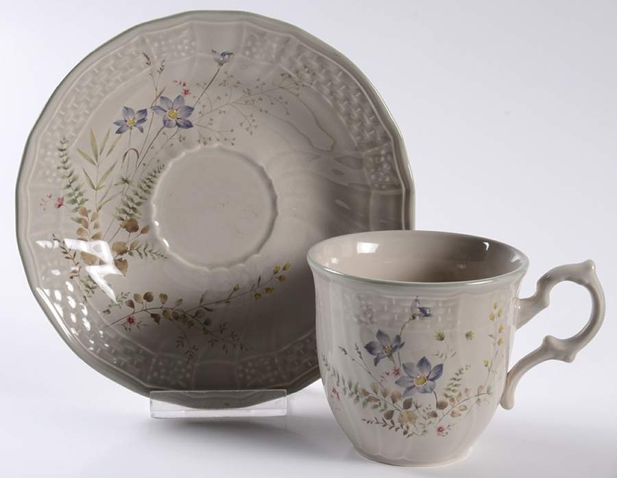 Adeline Flat Cup & Saucer Set by Mikasa-1