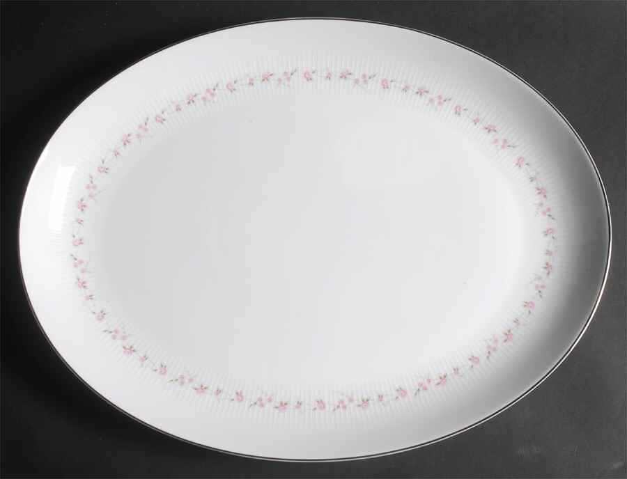 Adore 16" Oval Serving Platter by Mikasa-1