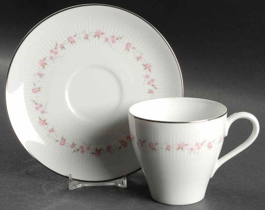 Adore Flat Cup & Saucer Set by Mikasa-1