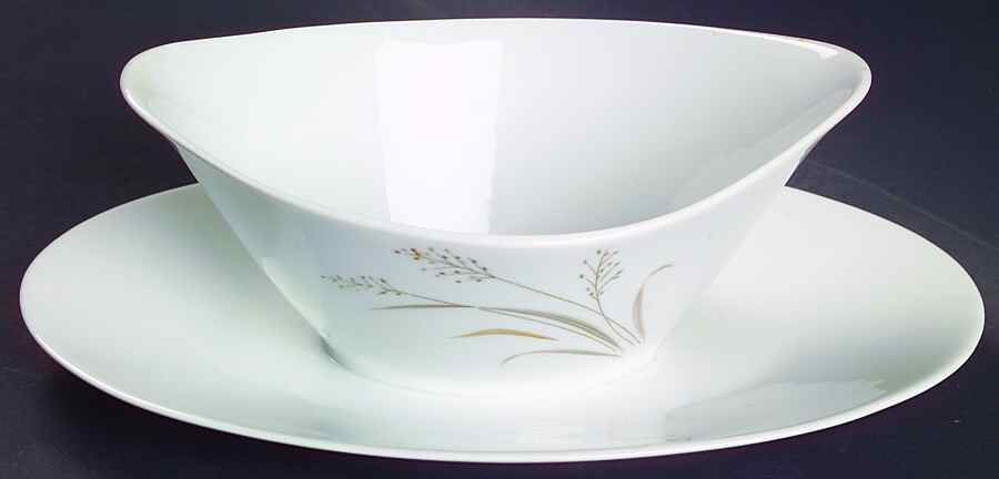 Adrienne Gravy Boat with Attached Underplate by Mikasa-1